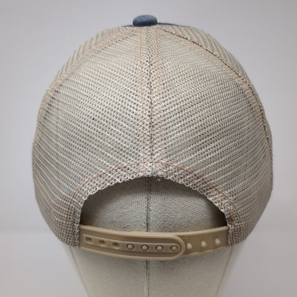 Trump 2024 The Sequel Snapback Trucker Hat Blue One Size Mesh Back - Picture 6 of 8